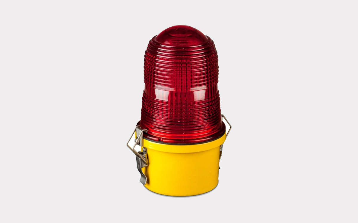 Low Intensity Red LED Obstruction Light for Nighttime Tower Marking