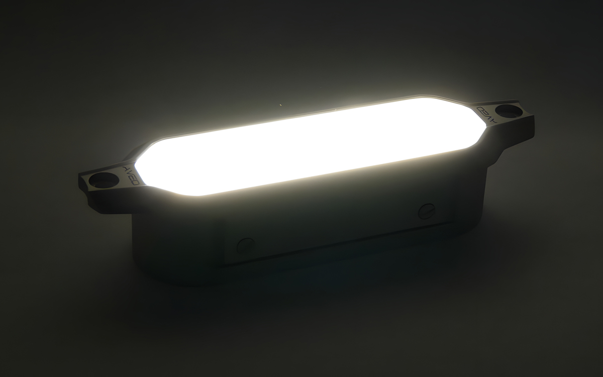 Low Profile LED Light for Aircraft Cargo Holds, Wheel Wells, and Boarding Steps