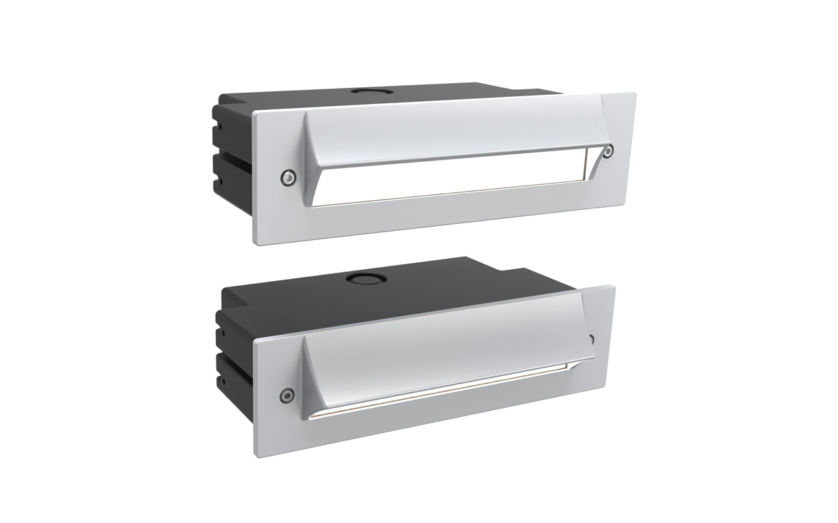 Low-Profile Recessed Wall-Mounted LED Luminaire for Path, Stairway, and Walkway Lighting