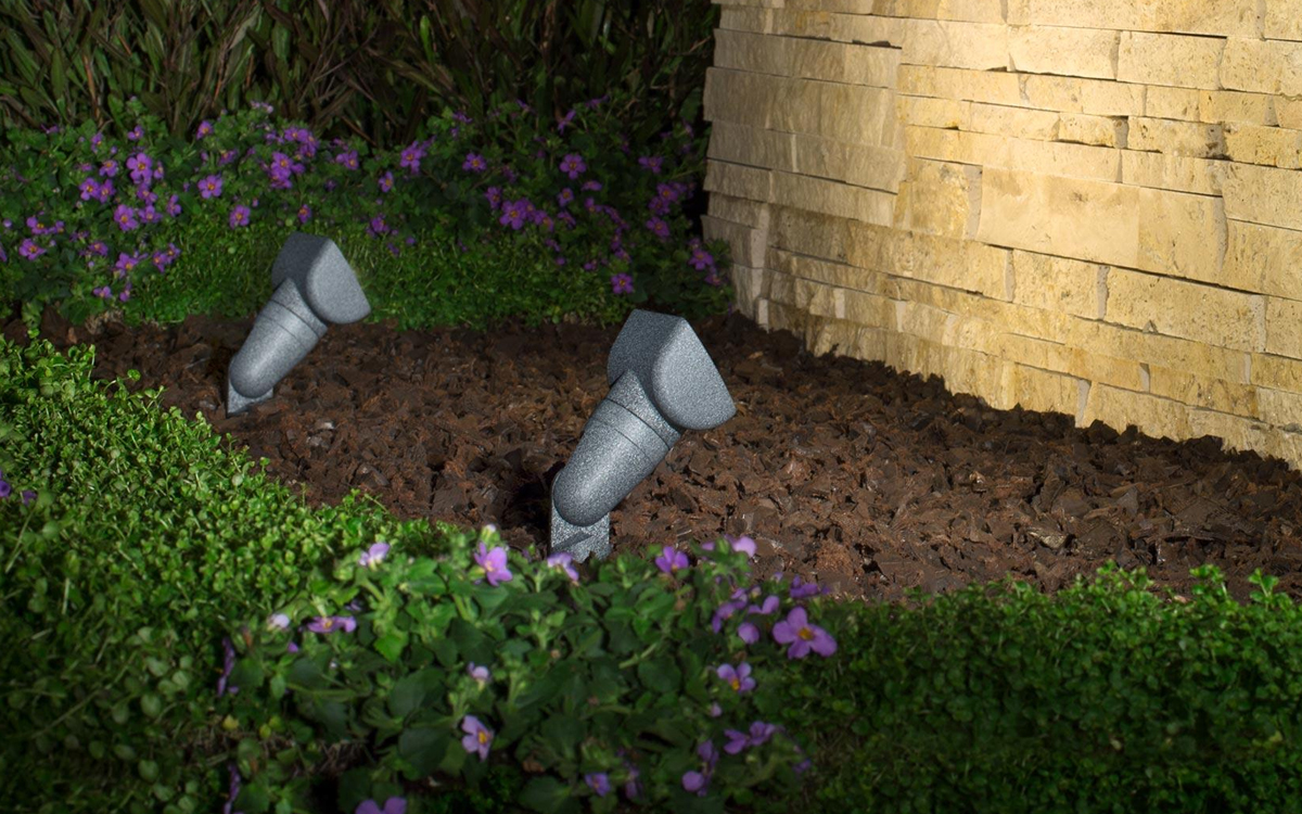 Low-Voltage Outdoor LED Floodlight for Landscape and Facade Lighting