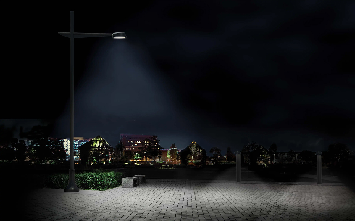 Lumenicon Area Medium: Architectural-Grade LED Street and Area Lighting for Urban Environments