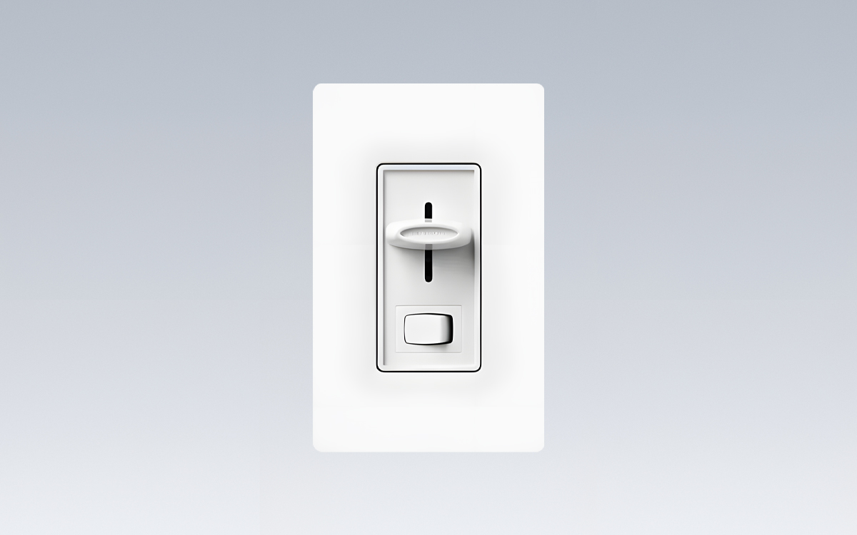 Lutron Skylark Slide Dimmer Compatible with Dimmable LED, CFL, Incandescent, and Halogen Bulbs for Single-Pole or 3-Way Applications