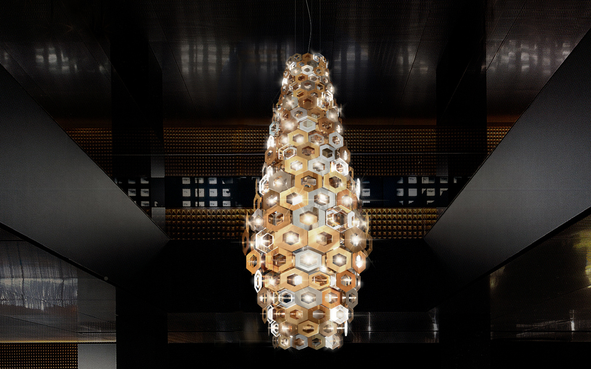 Luxury Pendant Light Inspired by the Parisian Champs-Élysées with Elegant Teardrop Design for Modern Interiors