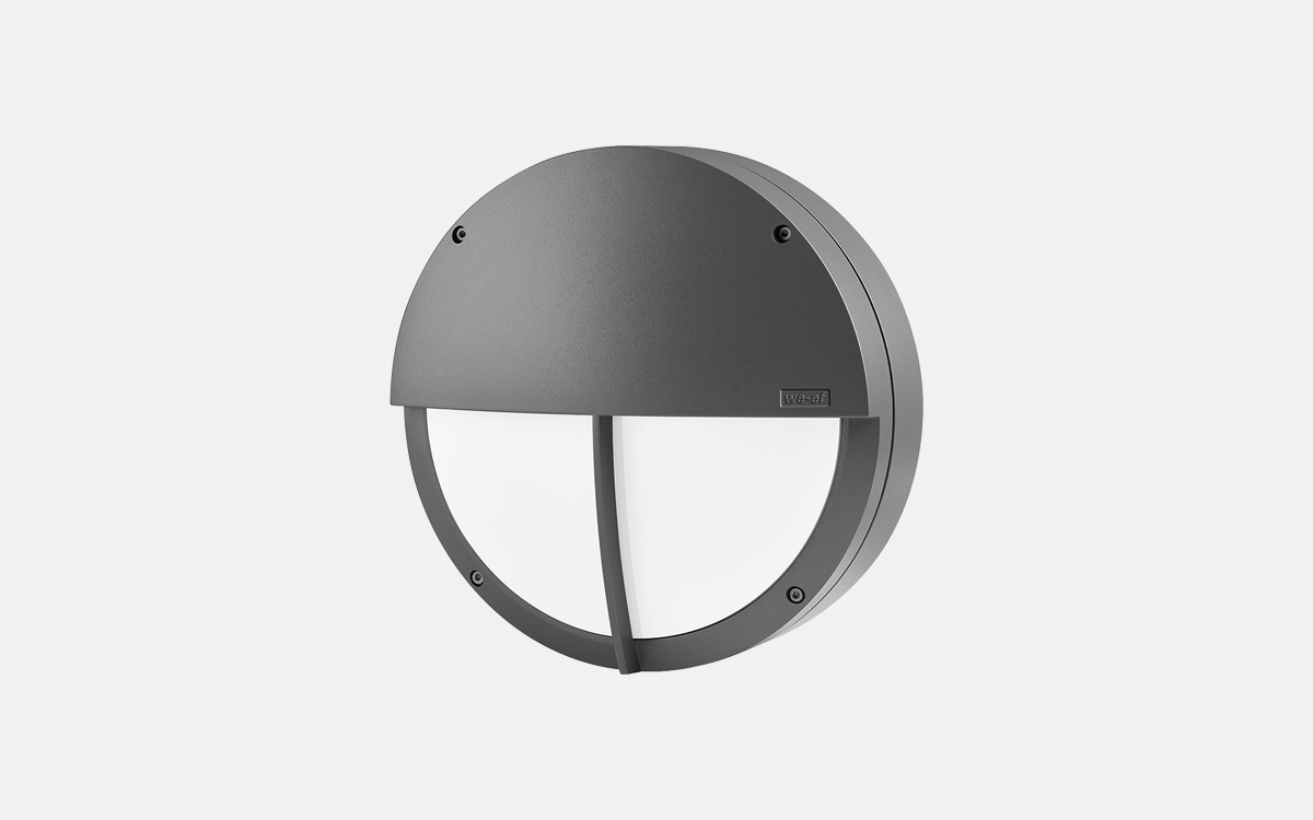 Marine-Grade High-Impact Round LED Surface Light for Entrances, Walkways, and Exterior Walls