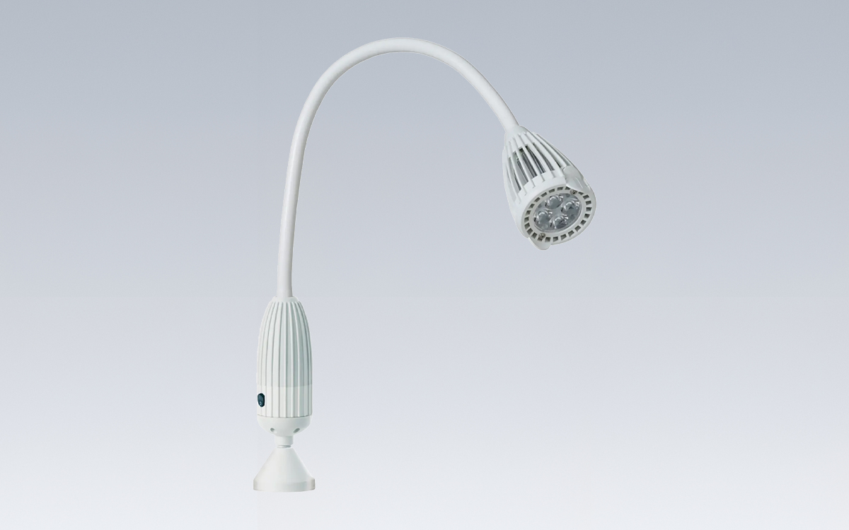 Medical Diagnostic Light with Flexible Arm and Narrow Beam for Focused Medical Applications