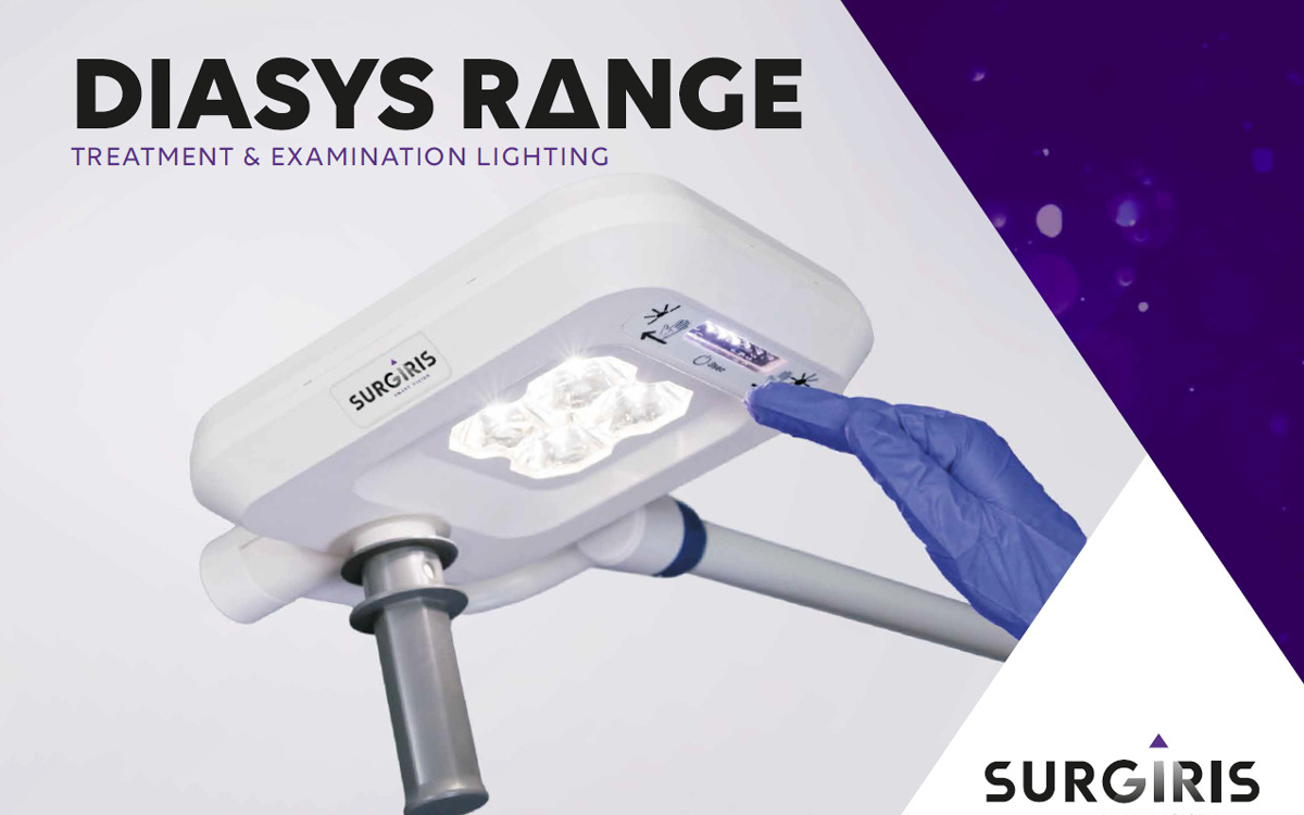 Medical Examination Light for Accurate Tissue Color Assessment with Motion-Based Sterile Adjustment and Automatic Activation Safeguards