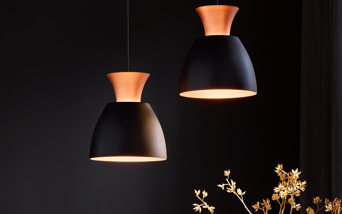 Metal Pendant Light with DALI Dimmable Power Supplies and High CRI LEDs