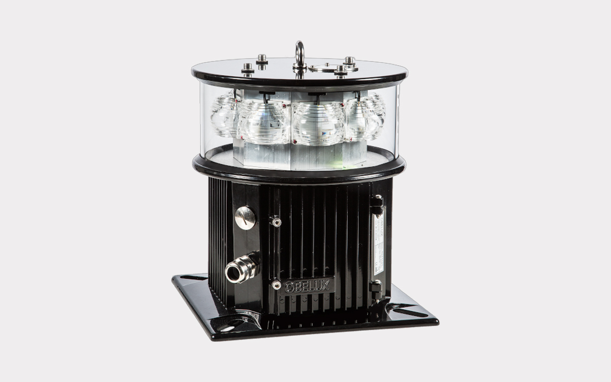 Mexican AESA Certified Medium-Intensity Red Aviation Obstruction Light with Integrated Fault Monitoring and GPS Synchronization