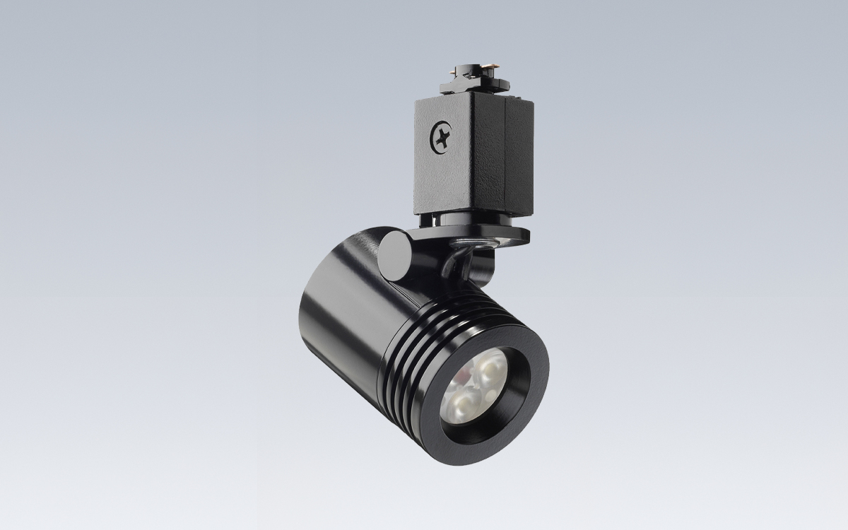 Mini-Cylinder High CRI LED Track Spotlight for Accent Lighting and Display Highlighting