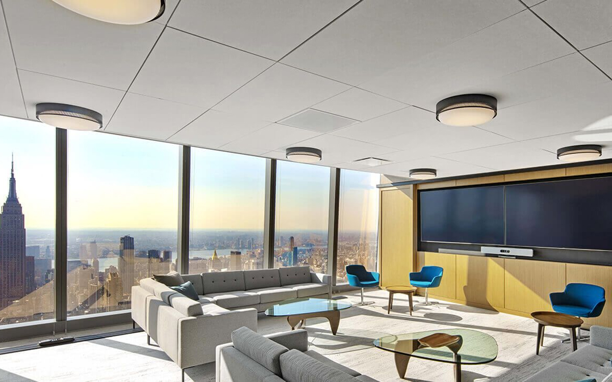 Minimalist Dimmable Ceiling Fixture with High Lumen Output and Perforated Edge Design for Subtle Elegance