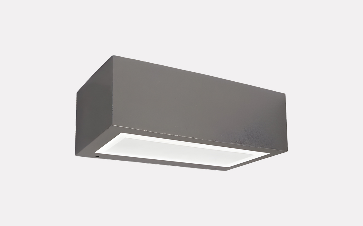 Modern Die-Cast Aluminium Wall Luminaire for Indoor and Outdoor Architectural Lighting