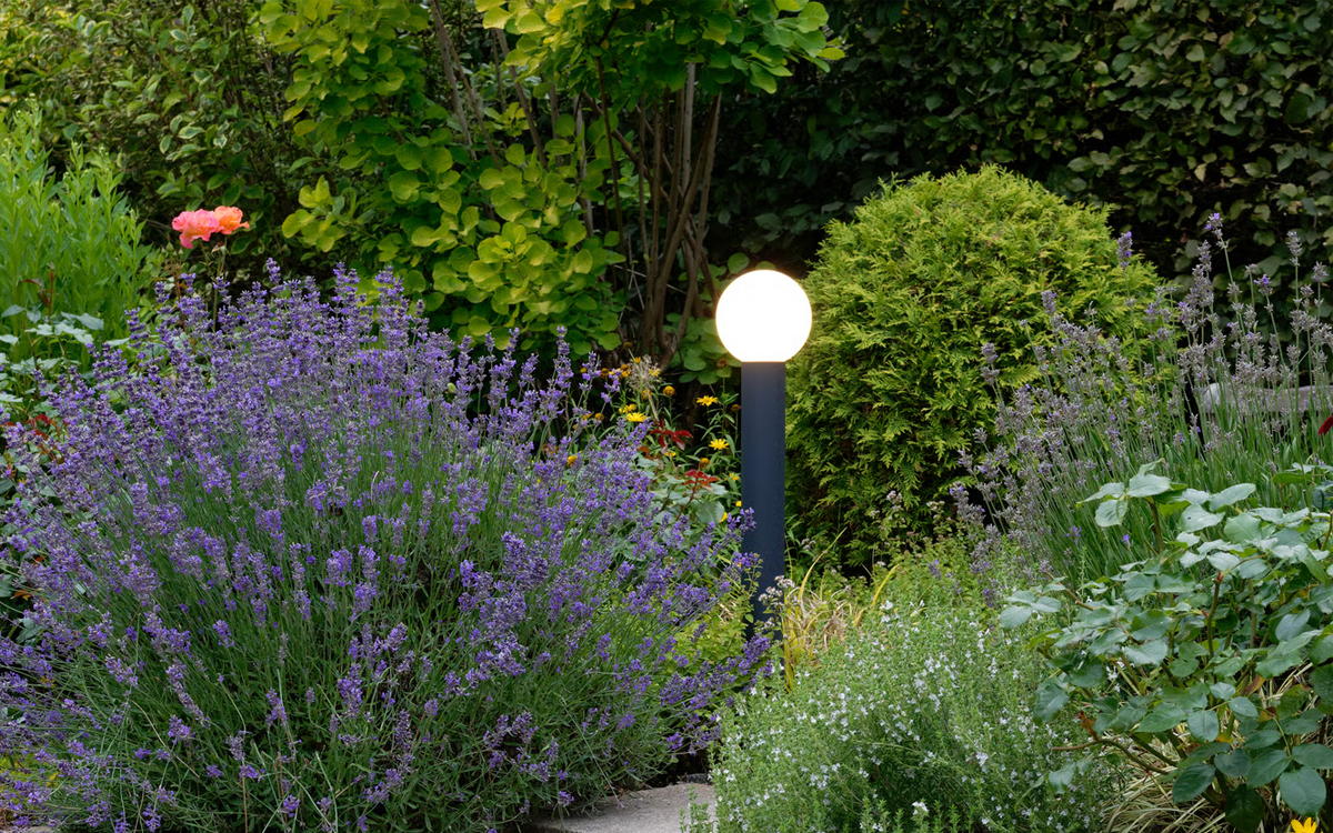 Modern LED Garden and Pathway Bollard Light for Terraces, Walkways, and Flowerbeds