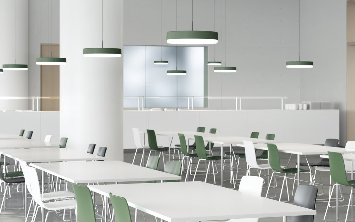 Modern LED Pendant Light with DALI Control and Wireless Smart Compatibility