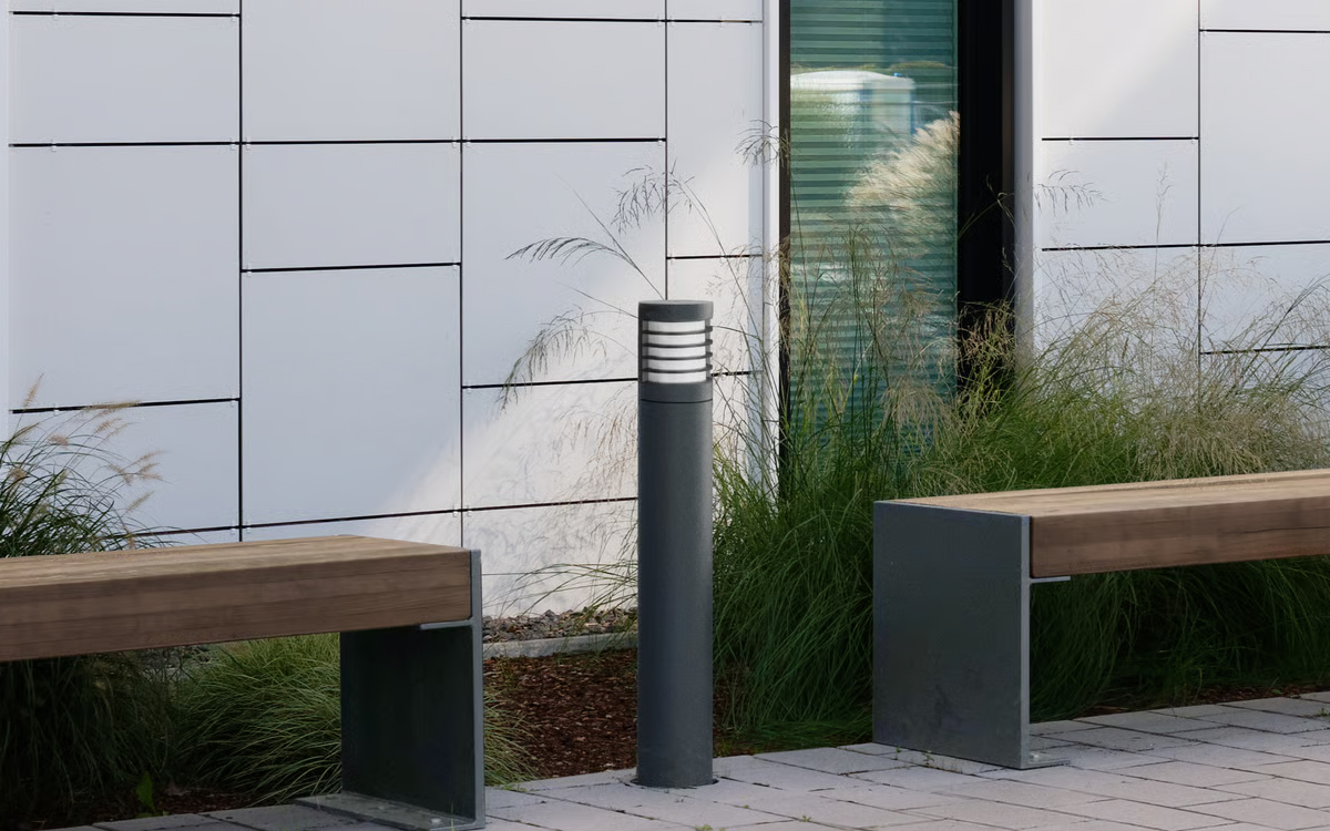 Modern Outdoor LED Pathway Lights with PIR Motion Sensor and Bluetooth App Control