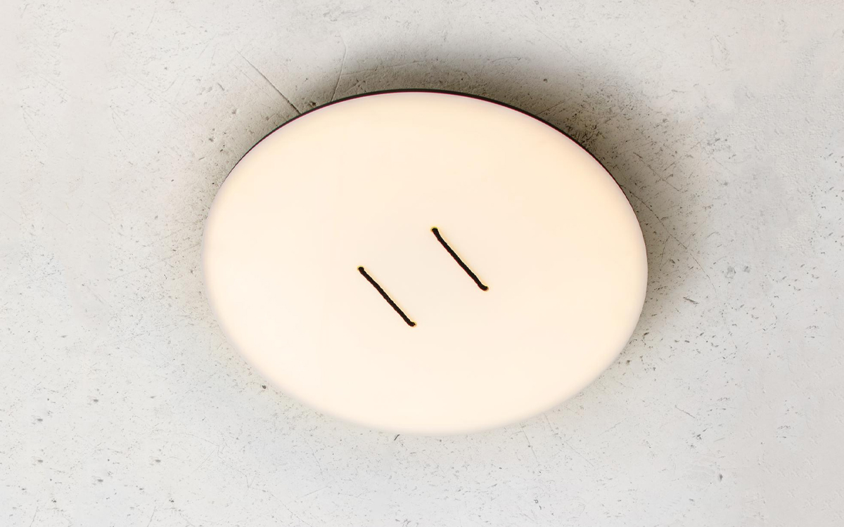 Modern Oversized Button-Inspired LED Wall and Ceiling Light Fixture with Circular Acrylic Diffuser