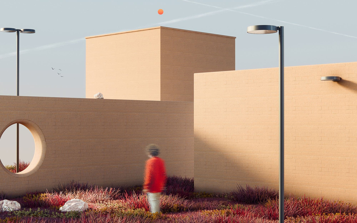 Modern Round LED Street/Area Luminaire with DALI, Zhaga Interface, and Multiple CCT Options for Urban Infrastructure