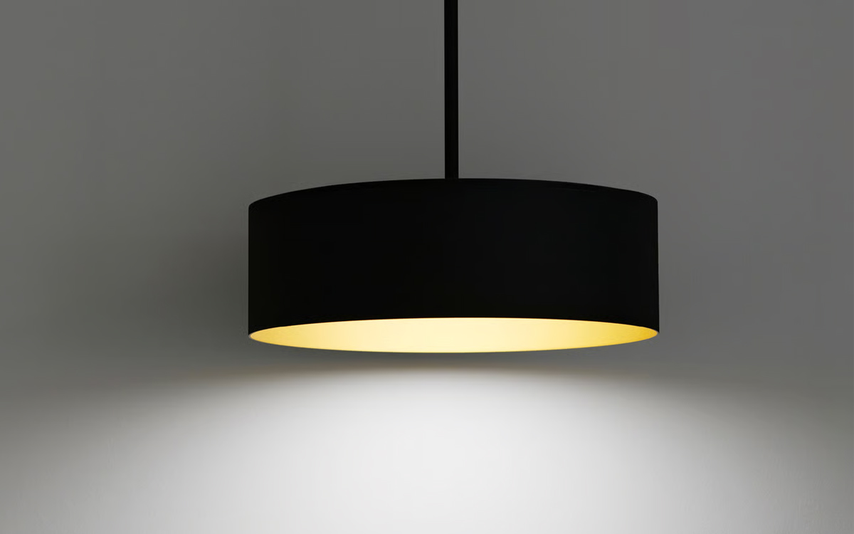 Modern Shielded Pendant Luminaires with Soft Diffused Lighting for Contemporary Interiors