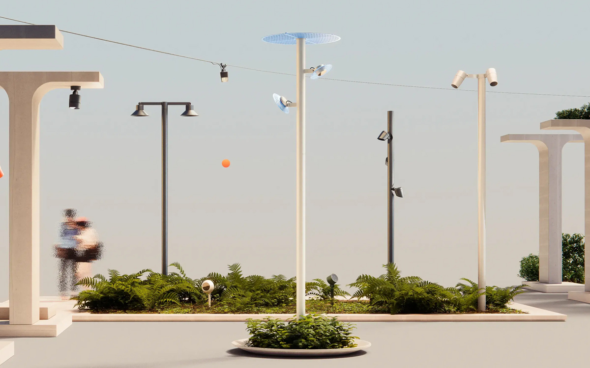 Modular Architectural Outdoor LED Projector with RGBW, Tunable White, and Smart Control Integration