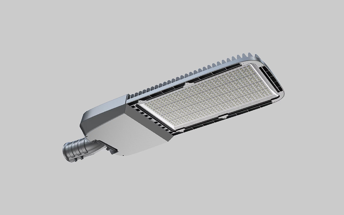 Modular Design LED Street Light with 3-in-1 Dimming Interface for Smart City Street Lighting