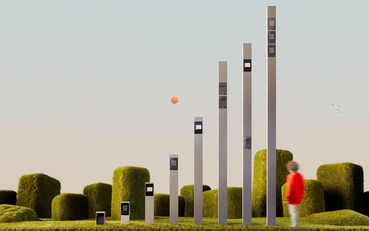 Modular LED Light Column, Bollard, and Wall Lighting Solutions for Contemporary Architectural Outdoor Projects