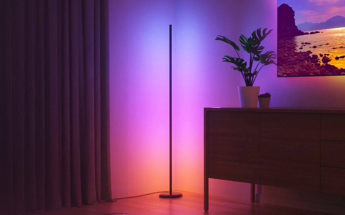 Nanoleaf Smart Matter-Enabled Multicolor RGBW Floor Lamp with Wi-Fi/Bluetooth Connectivity