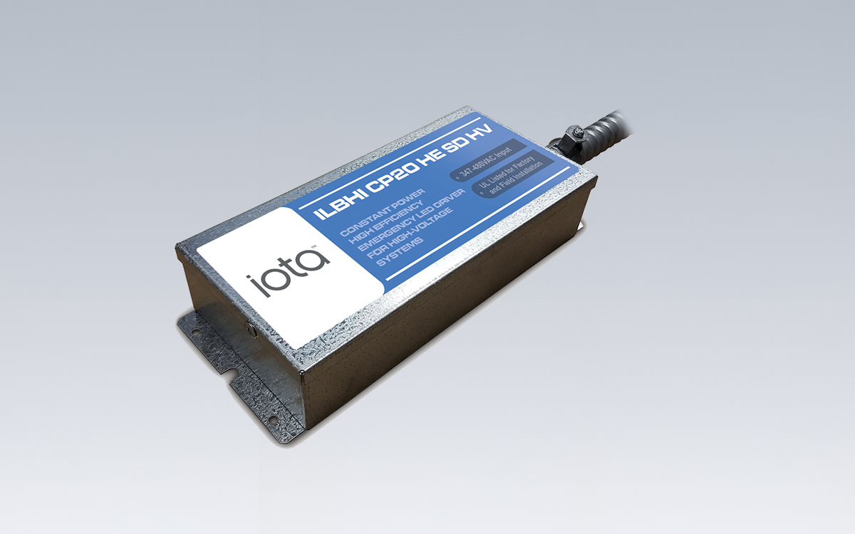 Non-Class 2 Auto-Sensing LED Emergency Driver with Self-Diagnostics and Compliance with NFPA 101 Testing Requirements