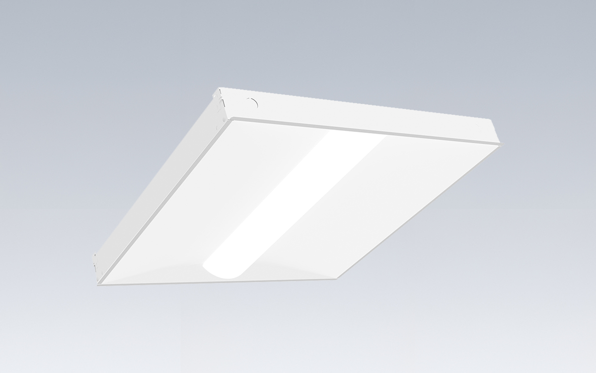 Non-Ferrous Recessed LED Troffer Light for MRI Suite Applications in Healthcare Facilities