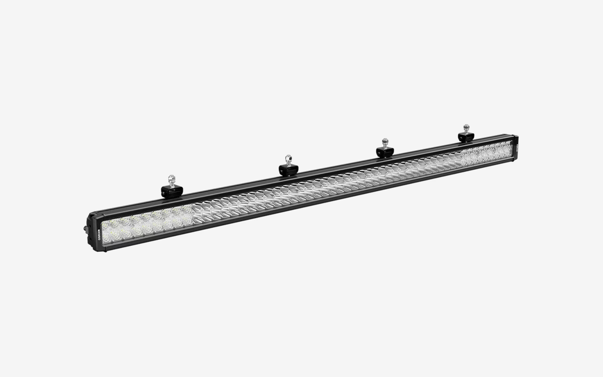 Off-Road Auxiliary LED Light Bar for 12V Vehicles with Open Wire Connector