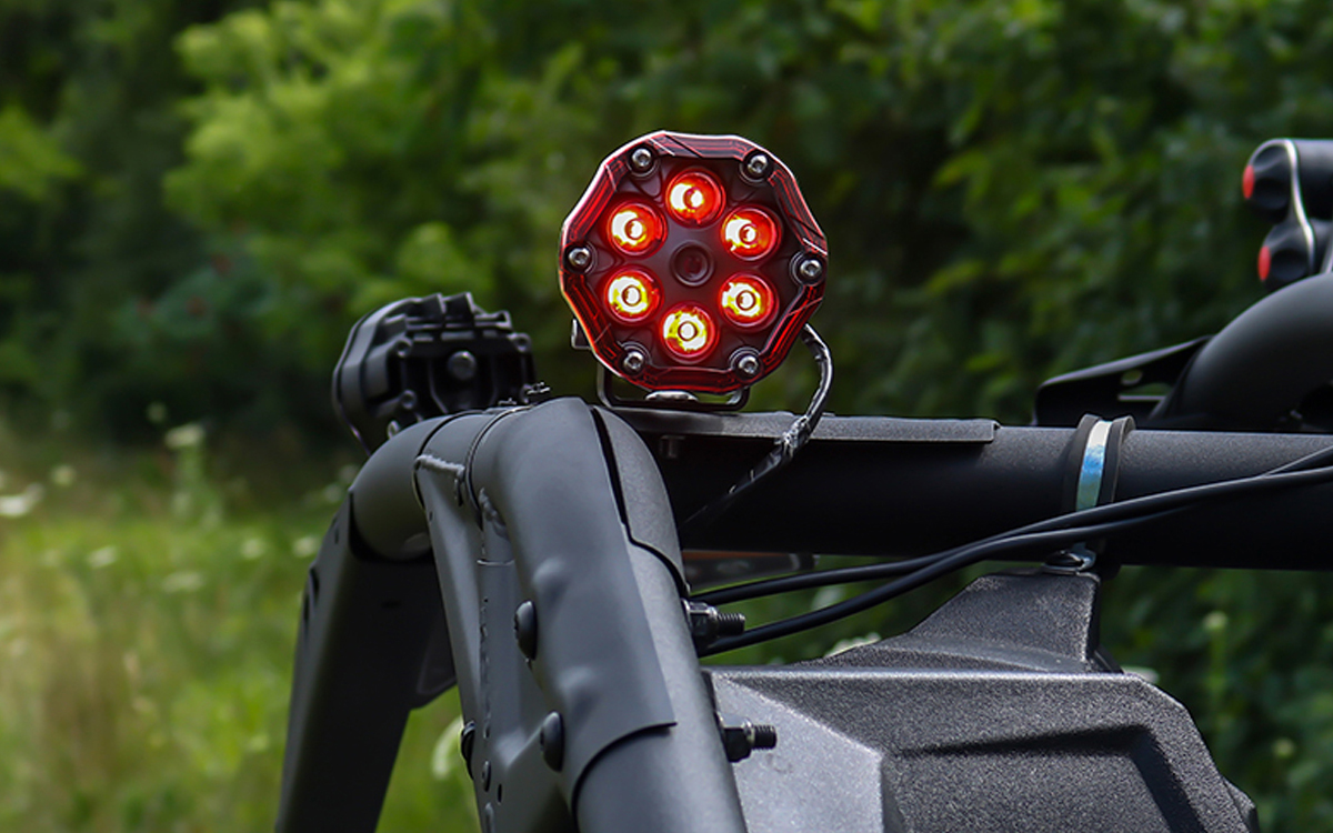 Off-Road LED Brake Warning Light with Automatic Deceleration Detection for UTVs and ATVs