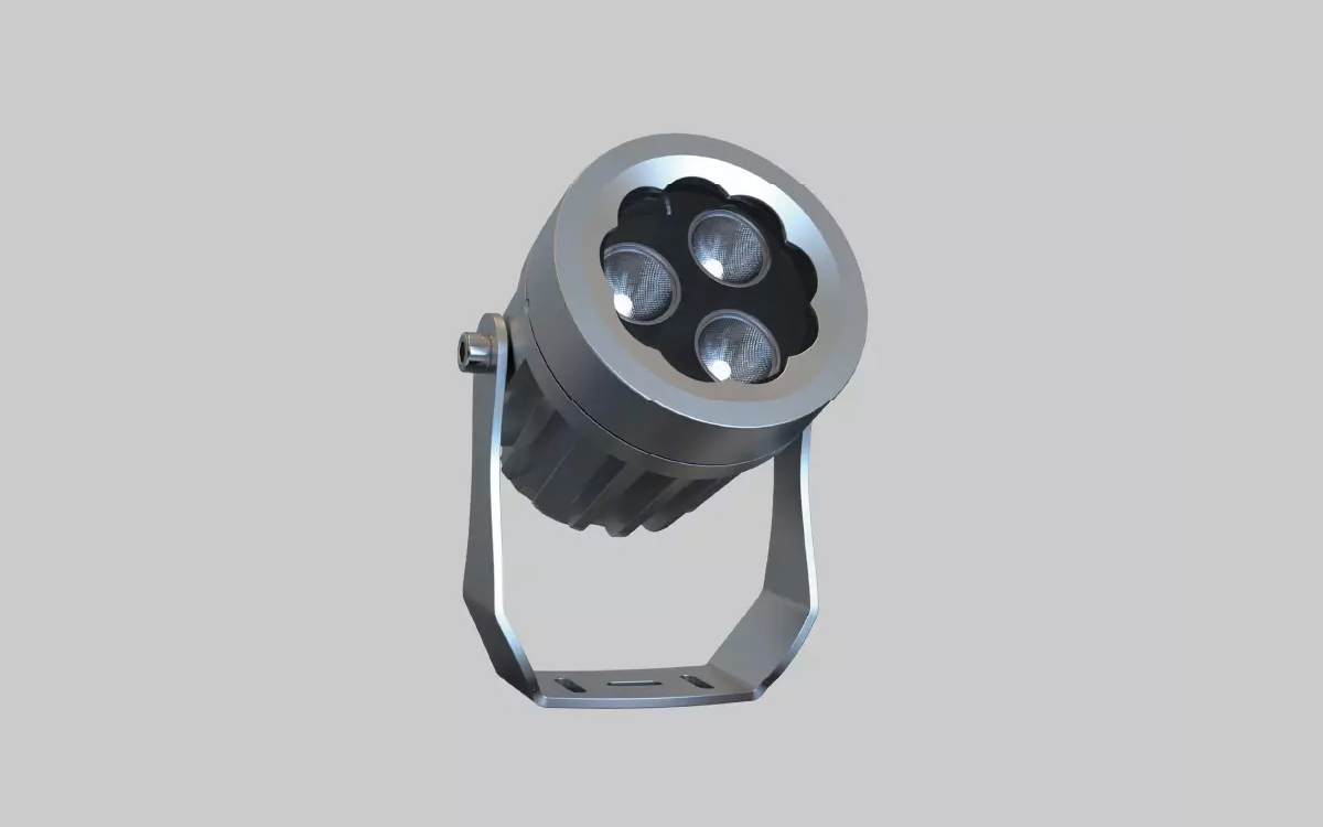 Outdoor LED Flood Light with 8/16 Bit Grayscale Pixel Dimming for Outdoor Facade, Bridge, and Landscape Wash Lighting