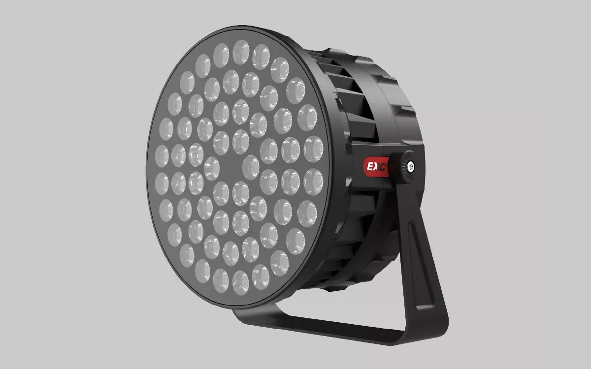 Outdoor LED Flood Light with Multi-Channel DMX Control for Architectural Facade, Bridge, and Stage Lighting