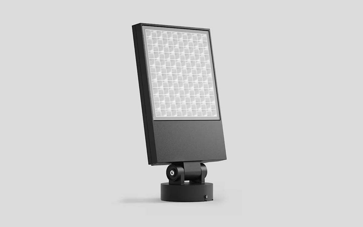Outdoor LED Floodlight for Wall, Ceiling, and Foundation Installations in Commercial Settings