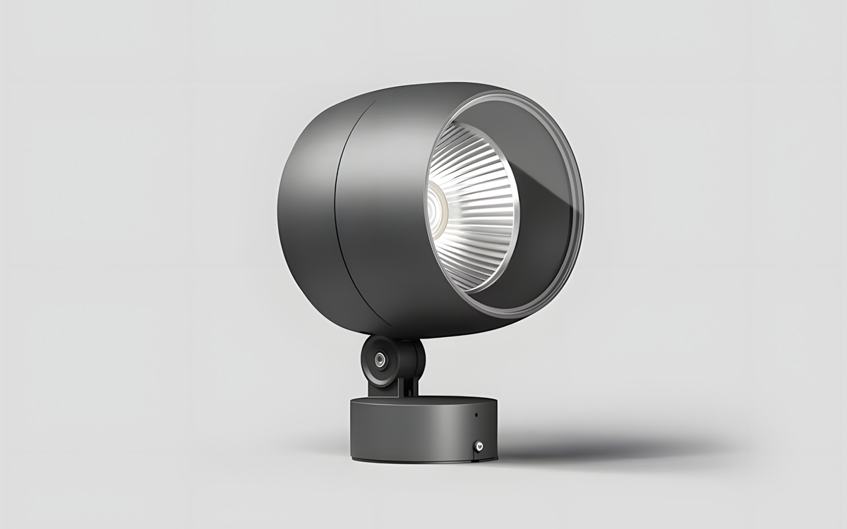 Outdoor LED Spotlight/Floodlight with Variable Zoom Optics for Landscape and Architectural Lighting
