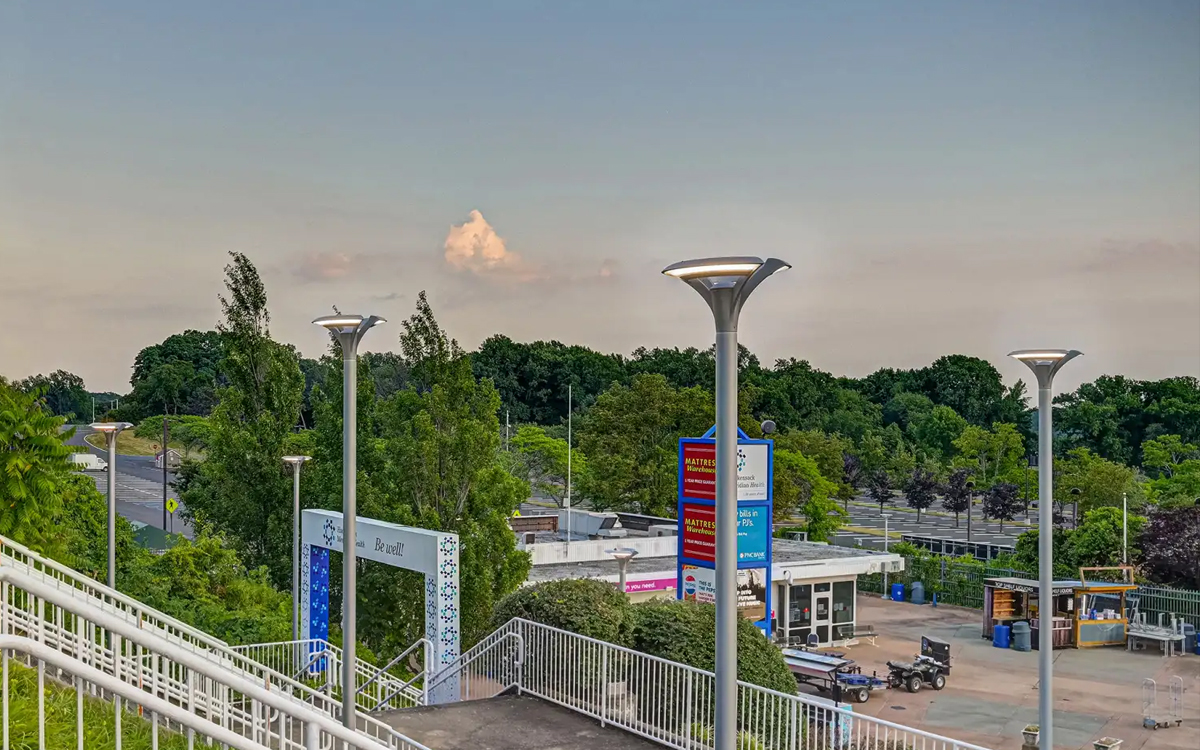 Pedestrian-Scale Architectura LED Area Lighting Fixture for Streetscapes, Parks, and Urban Public Spaces