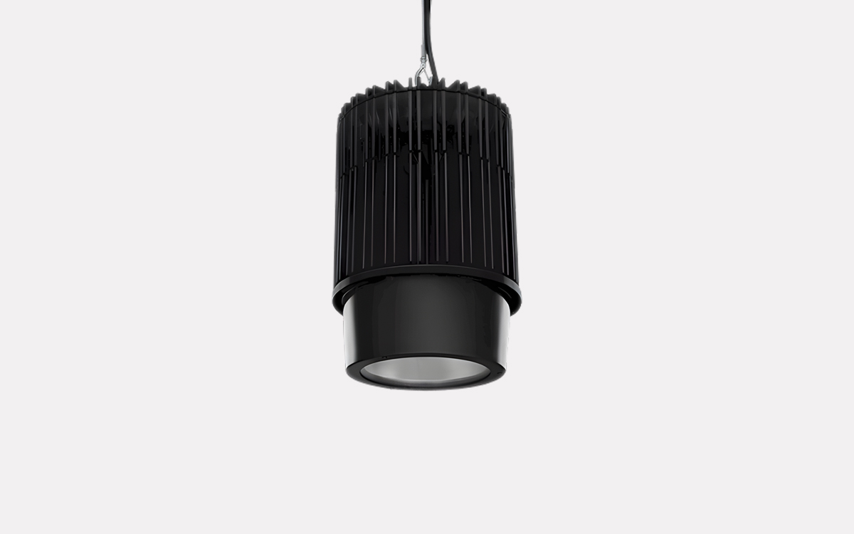 Pendant and Surface Mounted LED Light for High Ceiling Industrial and Warehouse Lighting