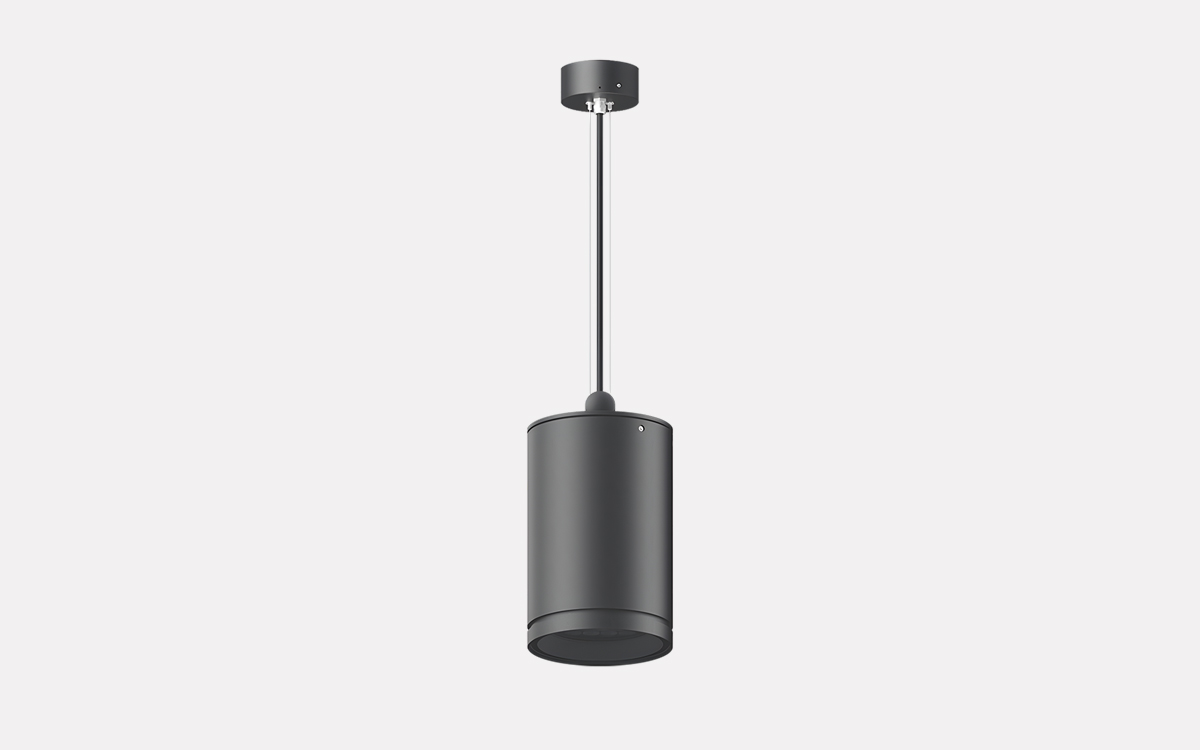 Pendant-Mounted Outdoor LED Light with IP66 Ingress Protection and DALI Interface