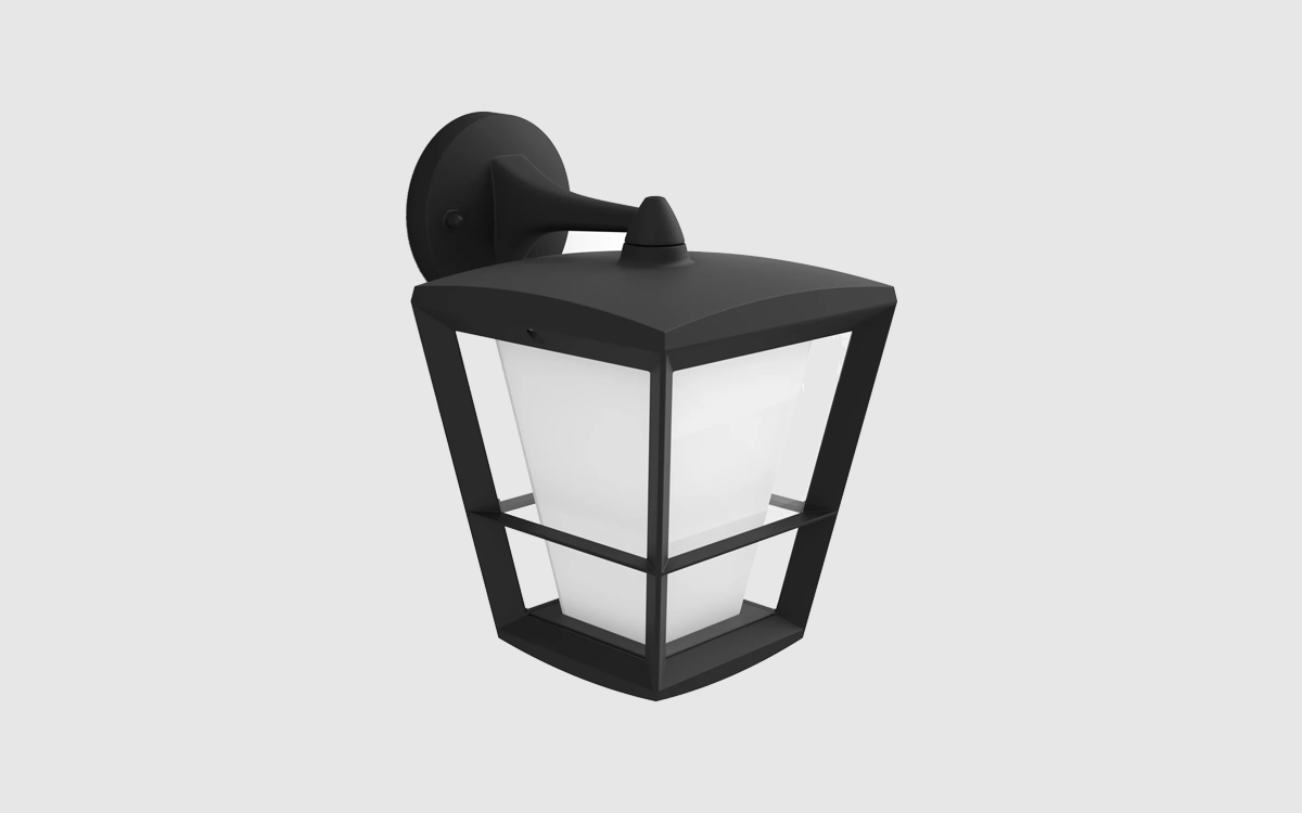 Philips Hue Econic Outdoor Smart Wall Lantern with Alexa, Google, and Apple HomeKit Support