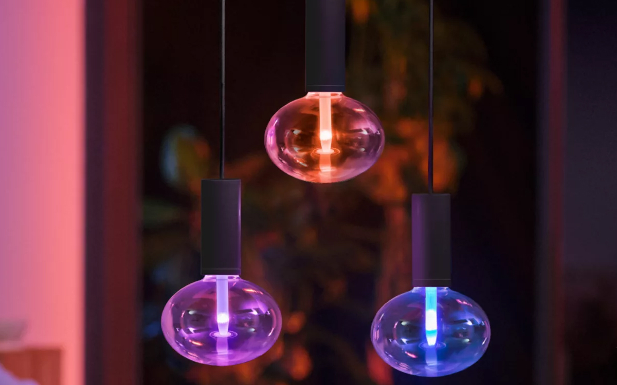 Philips Hue Ellipse Shaped Smart LED Lightguide Bulb with Bluetooth and Zigbee Compatibility
