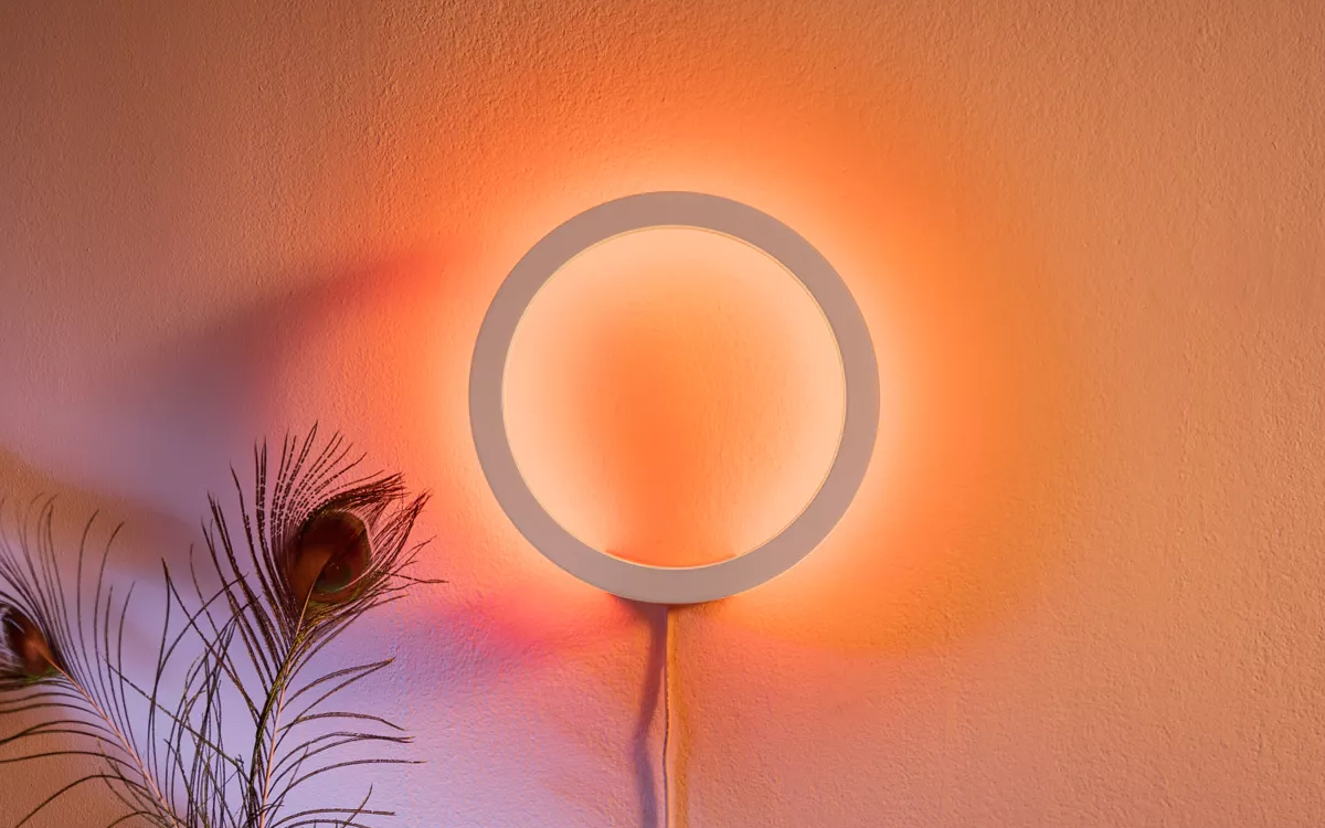 Philips Hue Sana Smart Wall Light with Alexa, Google Assistant, and Apple HomeKit Support