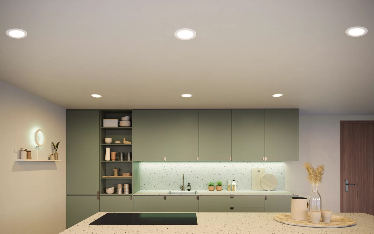 Philips Hue Smart Slim LED Downlight with Bluetooth and Matter Compatibility