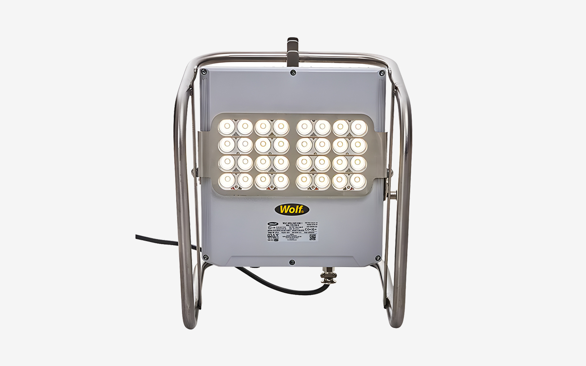 Portable LED Area Light Certified for Explosive Gas and Dust Hazardous Zones 1, 2, 21, and 22