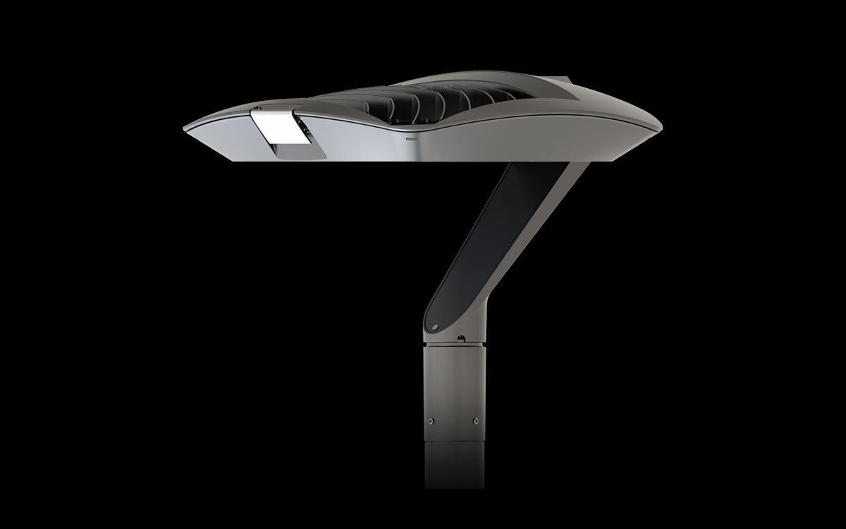Post Top LED Light with Smart Control Interfaces for Urban Roads, Parks, Squares, and Pedestrian Zones