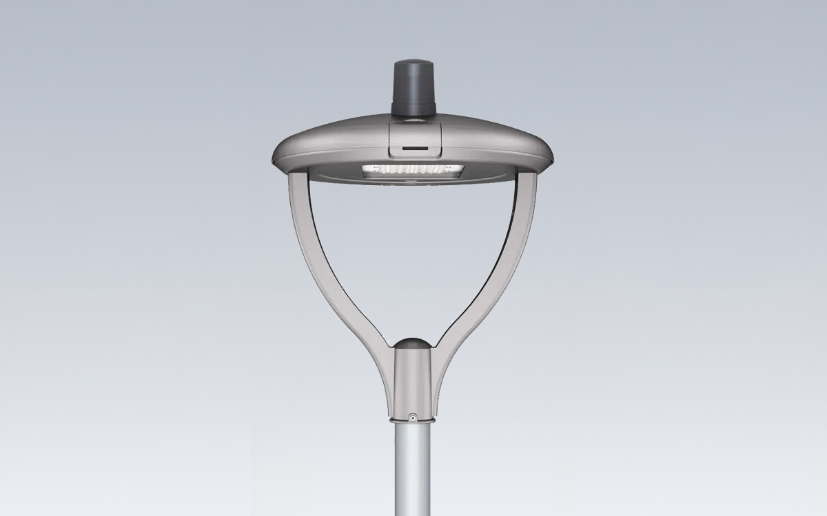 Post Top LED Street Lights with Smart Connectivity for NEMA, Zhaga, Zigbee, and LoRa Control