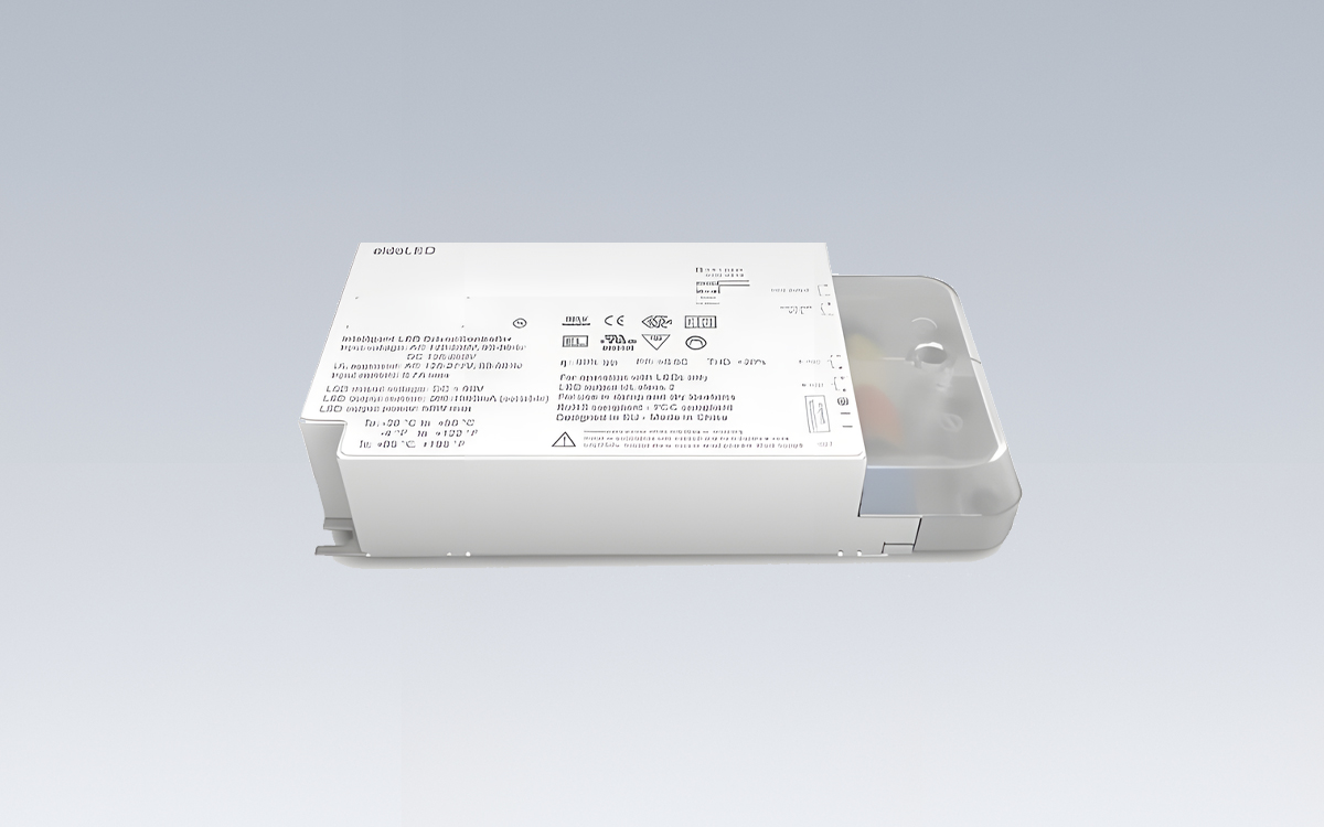 Programmable LED Driver with 0-10V, DALI-2 and LEDcode Support for Wireless Bluetooth and Casambi Control Systems