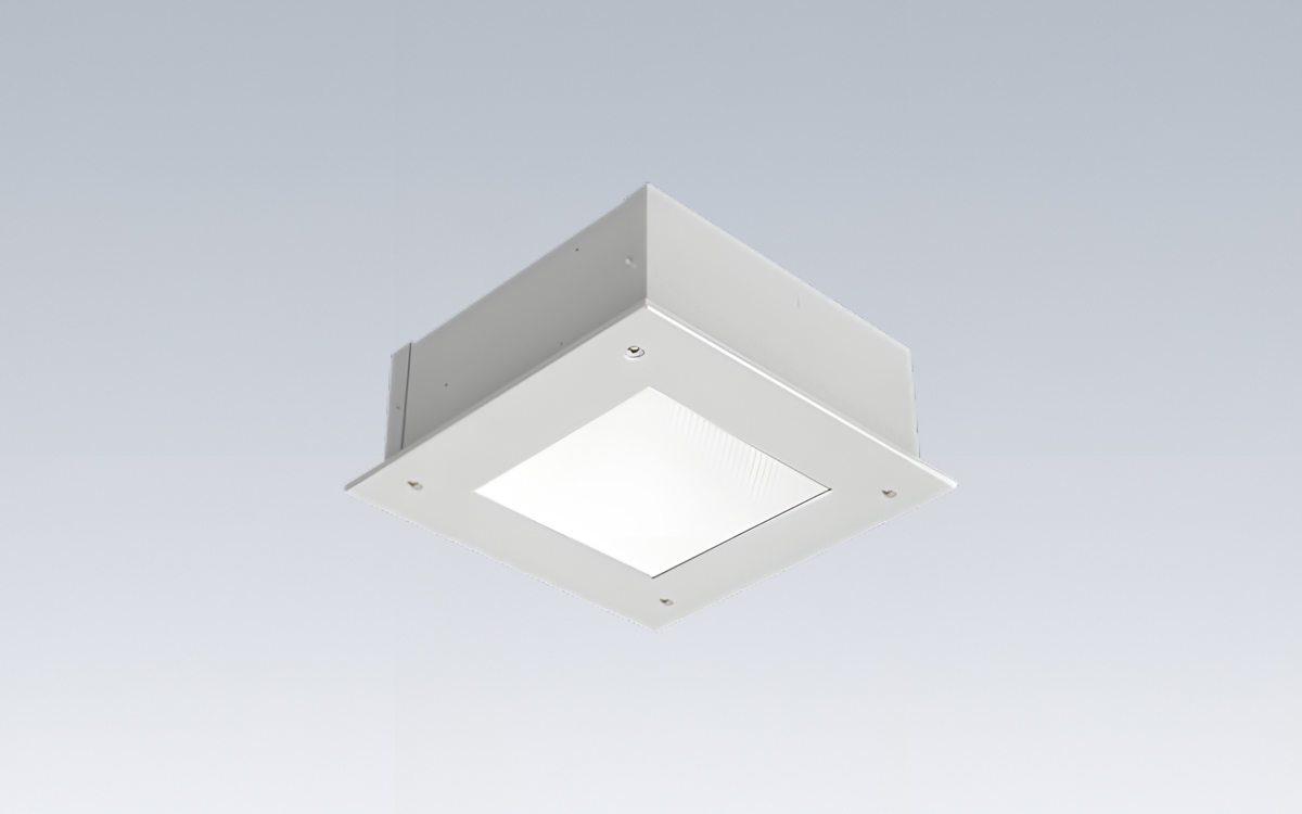 Recessed Ceiling Light for Correctional Cells with Ligature Resistant Construction