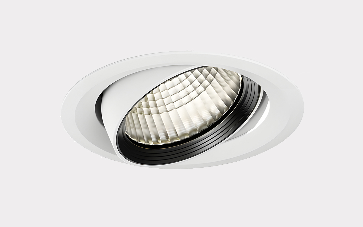Recessed Directional LED Spotlight with 355° Rotation and Dual 30° Tilt