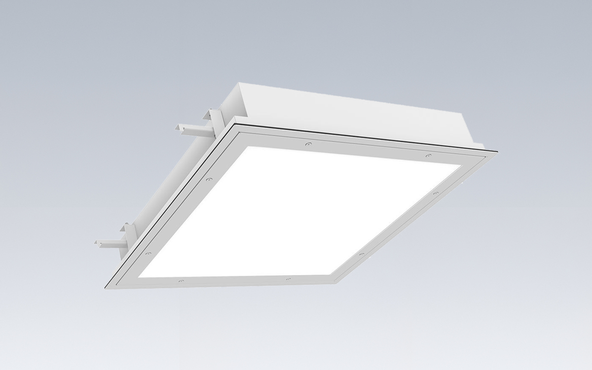 Recessed LED Surgical Light for Operating Rooms With Triple Gasketed Cleanroom Construction