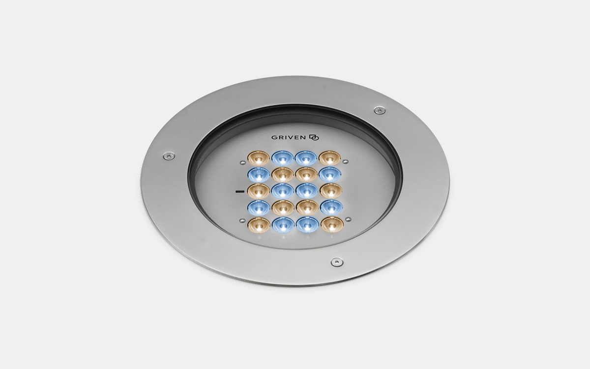 Recessed LED Uplight with DMX Control, Tunable White Technology, and High Load-Bearing Capability