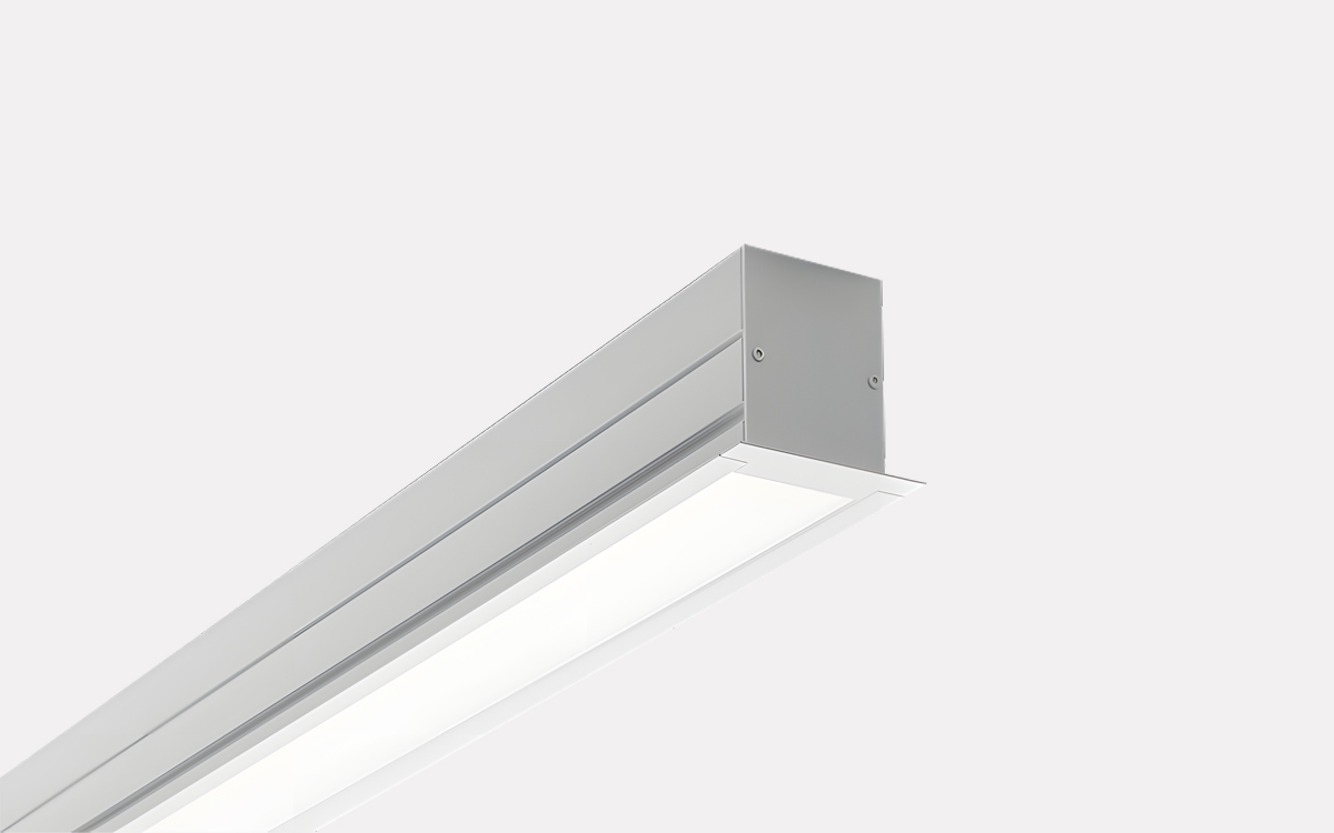 Recessed Linear Light for Modern Workspace and Educational Settings