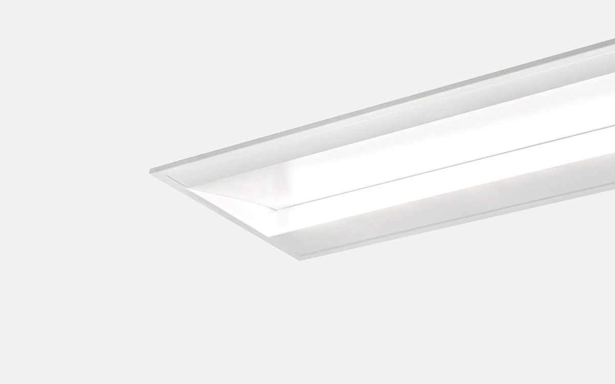 Recessed Linear Wall Wash LED Luminaires for Vertical Illumination